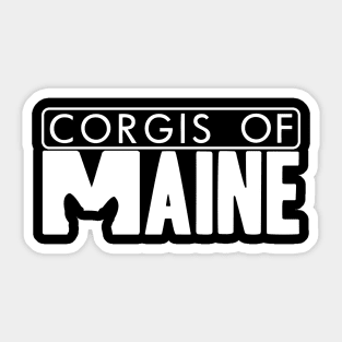 Corgis of Maine Sticker